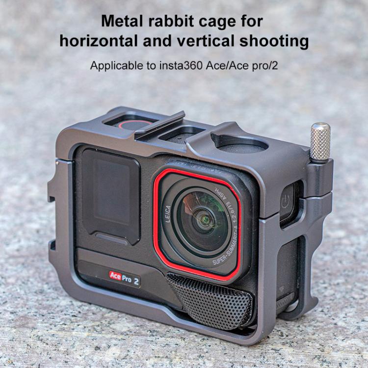 For Insta360 Ace Pro 2 Metal Protective Cage Adapter Frame - free shipping - PMC TechLife - Order now!