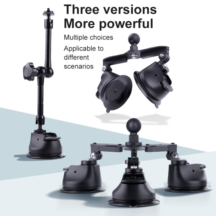 Single Suction Cup Connecting Rod Arm Phone Clamp Mount (Black) - Holder by PMC TechLife | Online Shopping South Africa | PMC TechLife | Buy Now Pay Later Mobicred