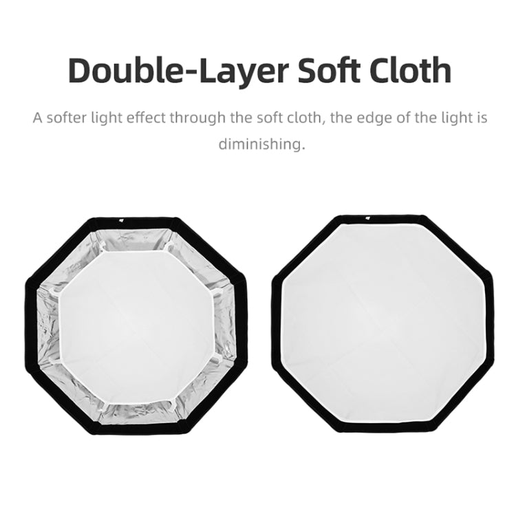 TRIOPO KS65 65cm Speedlite Flash Octagon Parabolic Softbox Diffuser with Bracket Mount Handle for Speedlite - free shipping - PMC TechLife - Order now!