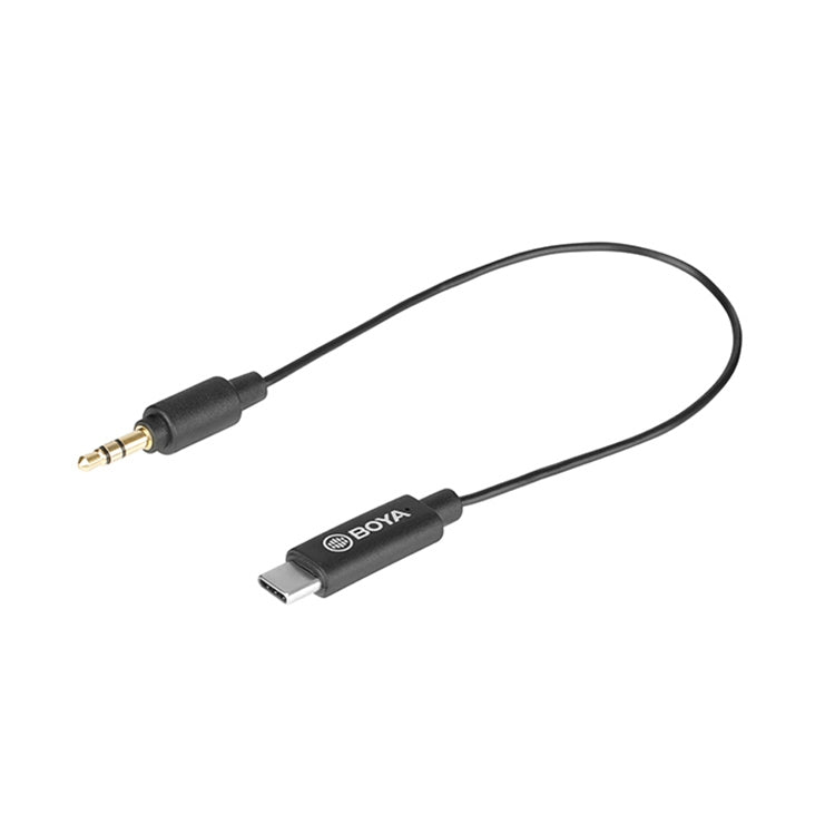 BOYA BY-K2 Type-C to 3.5mm TRS Male Extension Cable - Video & Audio Cable by BOYA | Online Shopping South Africa | PMC Jewellery | Buy Now Pay Later Mobicred