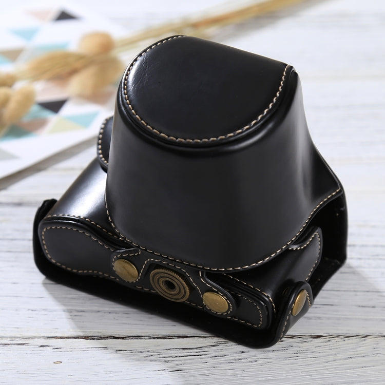 Full Body Camera PU Leather Case Bag with Strap for Olympus EPL7 / EPL8 (Black) - free shipping - PMC TechLife - Order now!