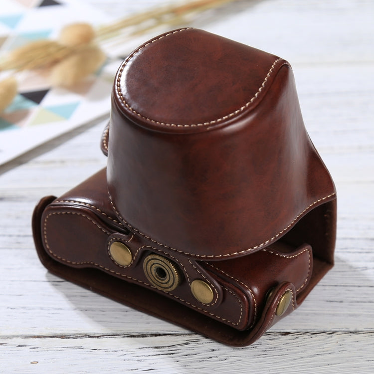 Full Body Camera PU Leather Case Bag with Strap for Olympus EPL7 / EPL8 (Coffee) - free shipping - PMC TechLife - Order now!