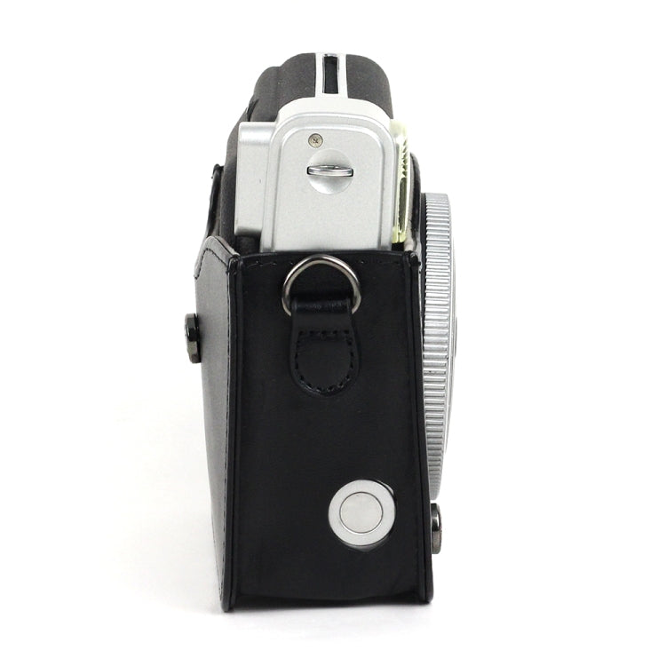 PU Leather Camera Protective bag for FUJIFILM Instax Mini 90 Camera, with Adjustable Shoulder Strap(Black) - free shipping - PMC TechLife - Order now!