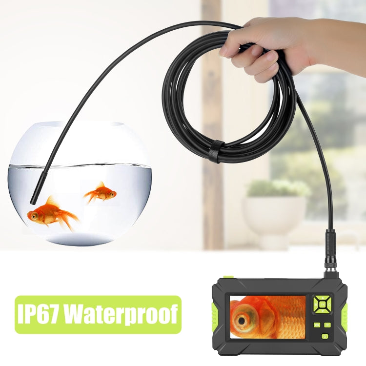 P30 8mm IP67 Waterproof 4.3 inch HD Portable Endoscope Hard Cable Industrial Endoscope, Cable Length: 10m -  by PMC Jewellery | Online Shopping South Africa | PMC Jewellery | Buy Now Pay Later Mobicred