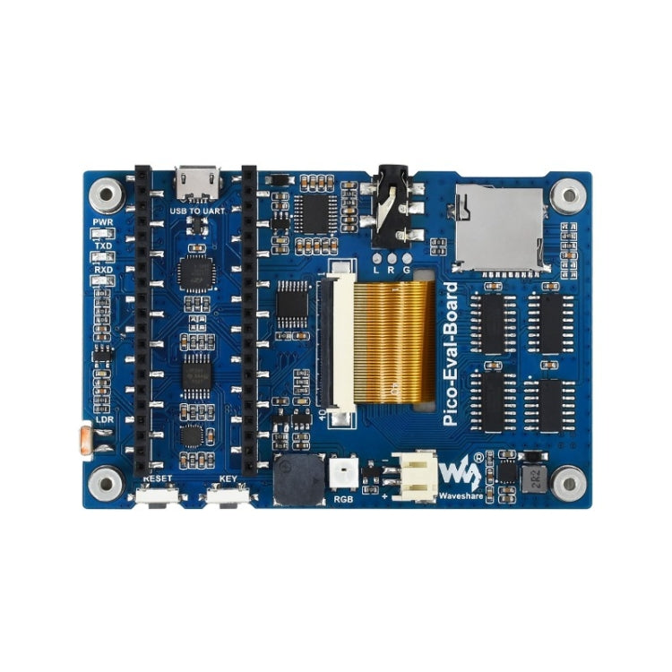 Waveshare 3.5 inch IPS Screen Overall Evaluation Board for Raspberry Pi Pico, Misc Onboard Components For Easily Evaluating The RP2040 - Modules Expansions Accessories by WAVESHARE | Online Shopping South Africa | PMC Jewellery | Buy Now Pay Later Mobicred