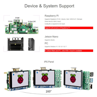 Waveshare 2.8 inch 480x640 HDMI IPS LCD Display (H) Fully Laminated Screen - Modules Expansions Accessories by WAVESHARE | Online Shopping South Africa | PMC Jewellery | Buy Now Pay Later Mobicred