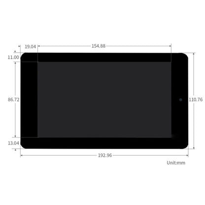 WAVESHARE 7 inch 800 x 480 Capacitive Touch Display with Front Camera for Raspberry Pi - LCD & LED Display Module by WAVESHARE | Online Shopping South Africa | PMC Jewellery | Buy Now Pay Later Mobicred