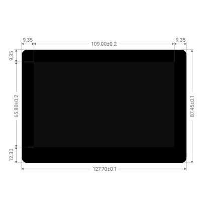 Waveshare 5 inch 800 x 480 Capacitive IPS Touch Display for Raspberry Pi, DSI Interface - Modules Expansions Accessories by PMC Jewellery | Online Shopping South Africa | PMC Jewellery | Buy Now Pay Later Mobicred