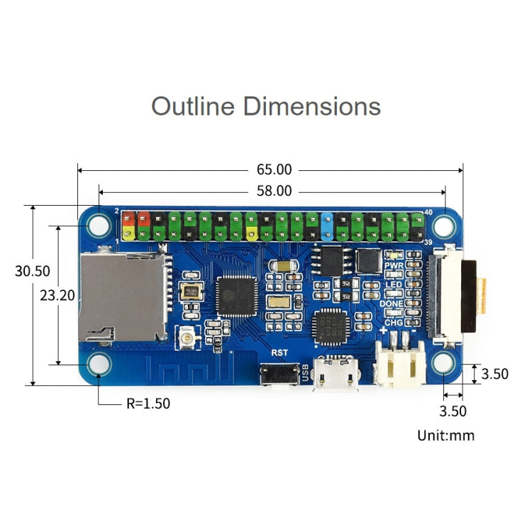 Waveshare ESP32 One Mini Development Board with WiFi / BT / Camera Module - Modules Expansions Accessories by WAVESHARE | Online Shopping South Africa | PMC Jewellery | Buy Now Pay Later Mobicred