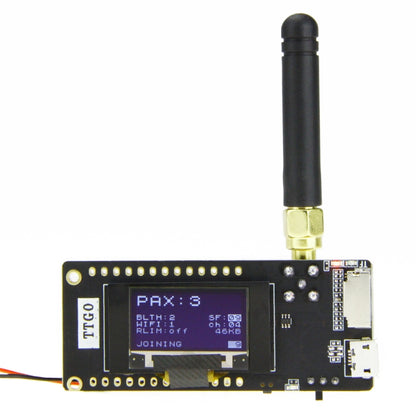 TTGO LORA32 V2.1 ESP32 0.96 inch OLED Bluetooth WiFi Wireless Module 868MHz SMA IP5306 Module with Antenna - Module by TTGO | Online Shopping South Africa | PMC Jewellery