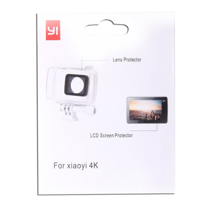 Ultra Clear LCD Screen Protector + Housing Glass Lens Protector Film for Xiaomi Xiaoyi II 4K Camera -  by PMC Jewellery | Online Shopping South Africa | PMC Jewellery | Buy Now Pay Later Mobicred