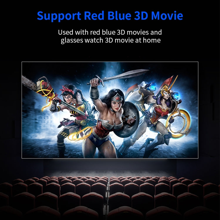 VS626 Android 3500ANSI Lumens 1080*720 Resolution LED+LCD Technology Smart Projector, Support AV / HDMI / SD Card / USB / VGA (White) - LED Projector by PMC TechLife | Online Shopping South Africa | PMC TechLife | Buy Now Pay Later Mobicred