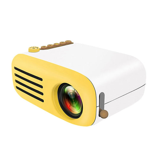 YG200 Portable LED Pocket Mini Projector AV SD HDMI Video Movie Game Home Theater Video Projector(Yellow and White) - LED Projector by PMC Jewellery | Online Shopping South Africa | PMC Jewellery | Buy Now Pay Later Mobicred