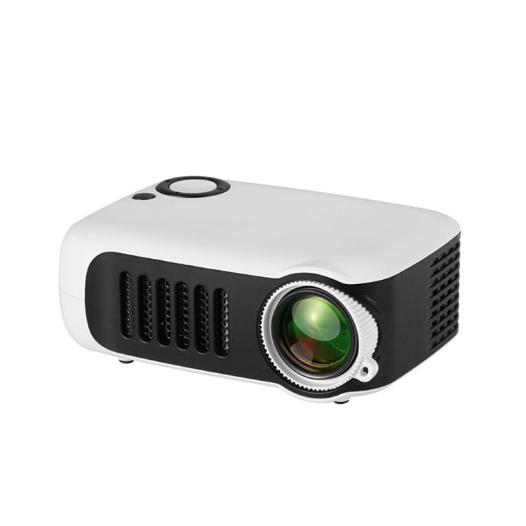 A2000 Portable Projector 800 Lumen LCD Home Theater Video Projector, Support 1080P, EU Plug (White) - LED Projector by PMC Jewellery | Online Shopping South Africa | PMC Jewellery | Buy Now Pay Later Mobicred