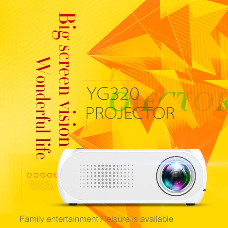 YG320 320*240 Mini LED Projector Home Theater, Support HDMI & AV & SD & USB(Black) - Mini Projector by PMC Jewellery | Online Shopping South Africa | PMC Jewellery | Buy Now Pay Later Mobicred