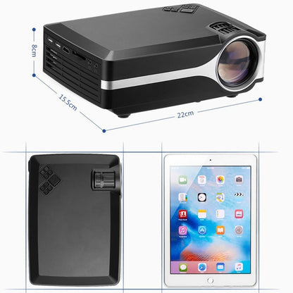 Wejoy L1 80 Lumens 4 inch LCD Technology HD 800*480 pixel Projector, VGA, HDMI(Black) - Mini Projector by WEJOY | Online Shopping South Africa | PMC Jewellery | Buy Now Pay Later Mobicred