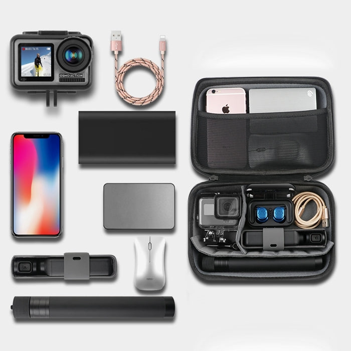 RUIGPRO Shockproof Waterproof Portable Case Box for DJI Osmo Action, Size: 28cm x 19.7cm x 6.8cm(Black) - Case & Bags by RUIGPRO | Online Shopping South Africa | PMC TechLife | Buy Now Pay Later Mobicred