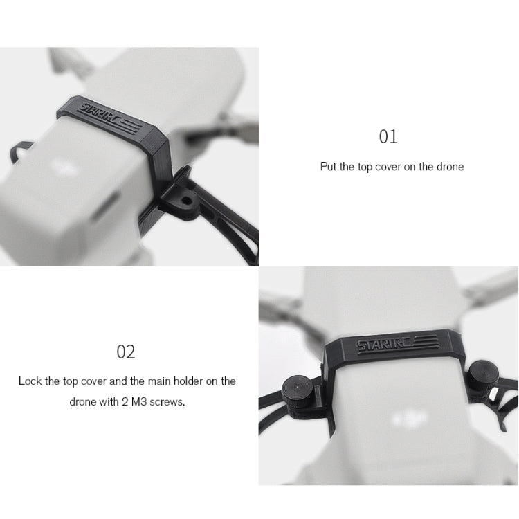 STARTRC Buoyancy Rod Absorbing Height Extender Landing Bracket for DJI Mavic 2 mini(Black Red) - free shipping - PMC TechLife - Order now!