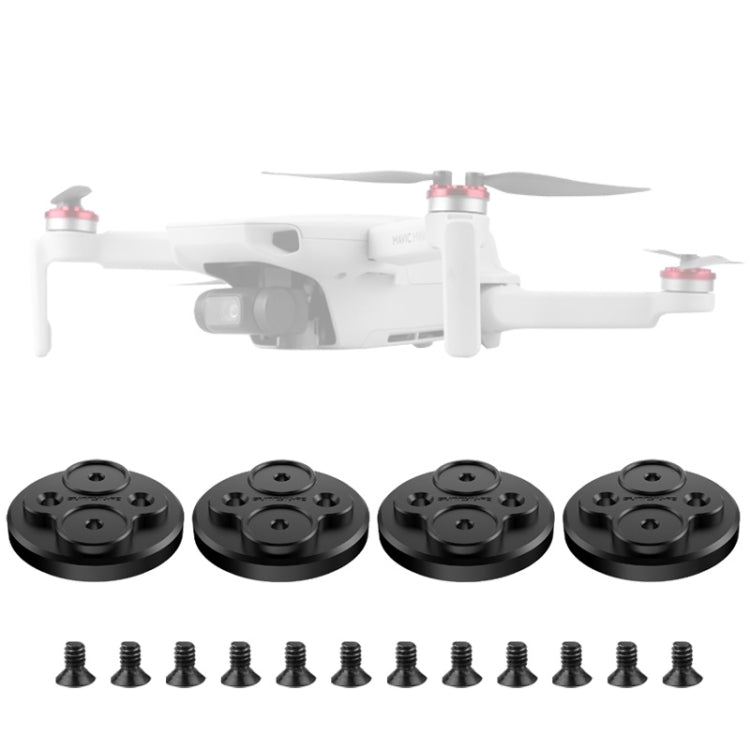4 PCS Sunnylife Motor Metal Protection Cover for DJI Mavic Mini 1 / Mini 4K / DJI Mini 2 SE(Black) - Other by Sunnylife | Online Shopping South Africa | PMC TechLife | Buy Now Pay Later Mobicred
