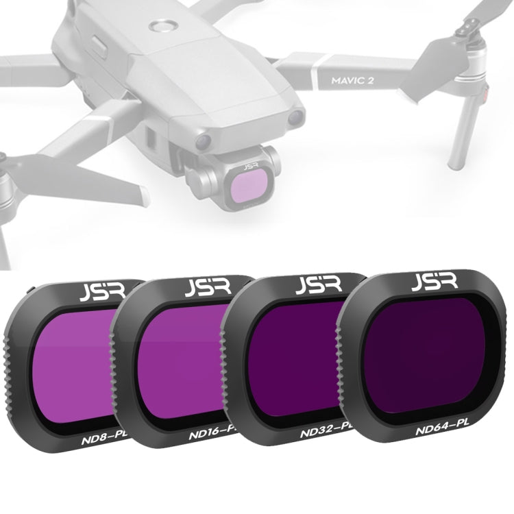 JSR Drone 4 in 1 ND8PL+ND16PL+ND32PL+ND64PL Lens Filter for DJI MAVIC 2 Pro - free shipping - PMC TechLife - Order now!