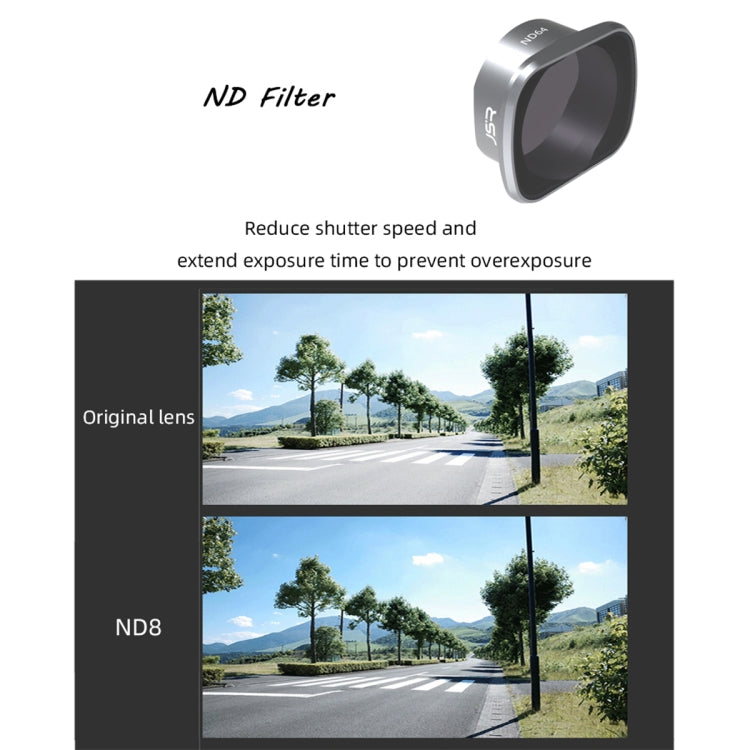 JSR KS ND8 Lens Filter for DJI FPV, Aluminum Alloy Frame - Lens Accessories by JSR | Online Shopping South Africa | PMC TechLife | Buy Now Pay Later Mobicred