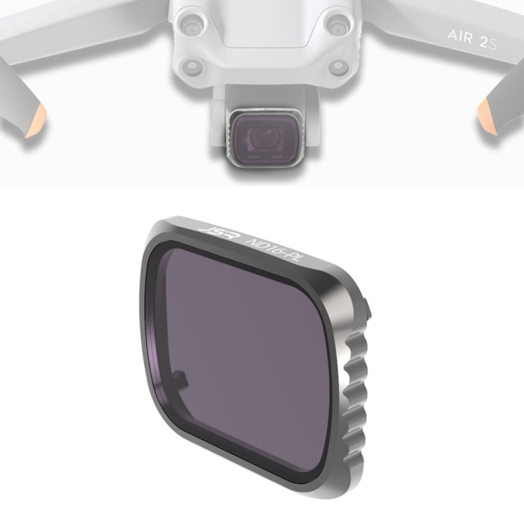 JSR KS ND16PL Lens Filter for DJI Air 2S, Aluminum Frame - Lens Filter by JSR | Online Shopping South Africa | PMC TechLife | Buy Now Pay Later Mobicred