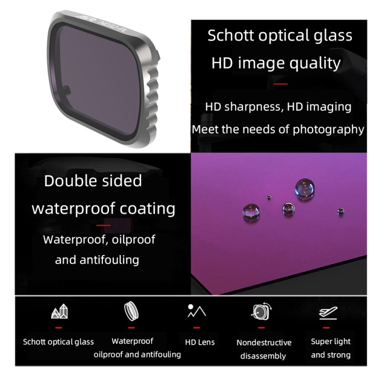 JSR KS ND32PL Lens Filter for DJI Air 2S, Aluminum Frame - Lens Filter by JSR | Online Shopping South Africa | PMC TechLife | Buy Now Pay Later Mobicred