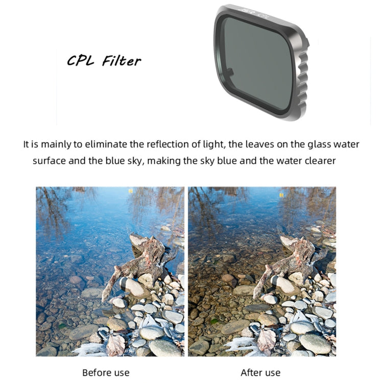 JSR KS CPL + ND8 + ND16 Lens Filter for DJI Air 2S, Aluminum Frame - free shipping - PMC TechLife - Order now!