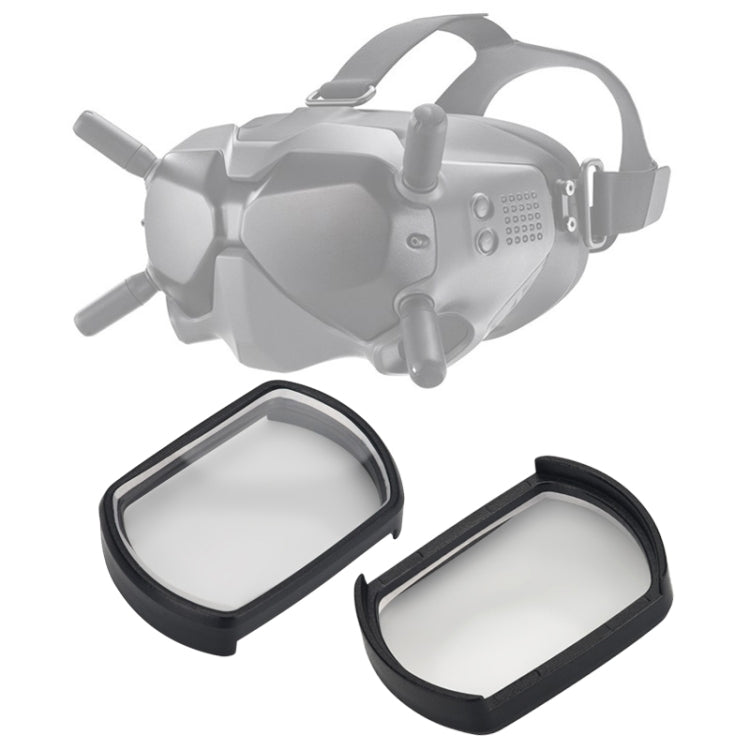 RCSTQ 2 PCS 300 Degree Myopia Glasses Lens Vision Correction Aspherical Lens for DJI FPV Goggles V2 - Lens Accessories by RCSTQ | Online Shopping South Africa | PMC TechLife | Buy Now Pay Later Mobicred