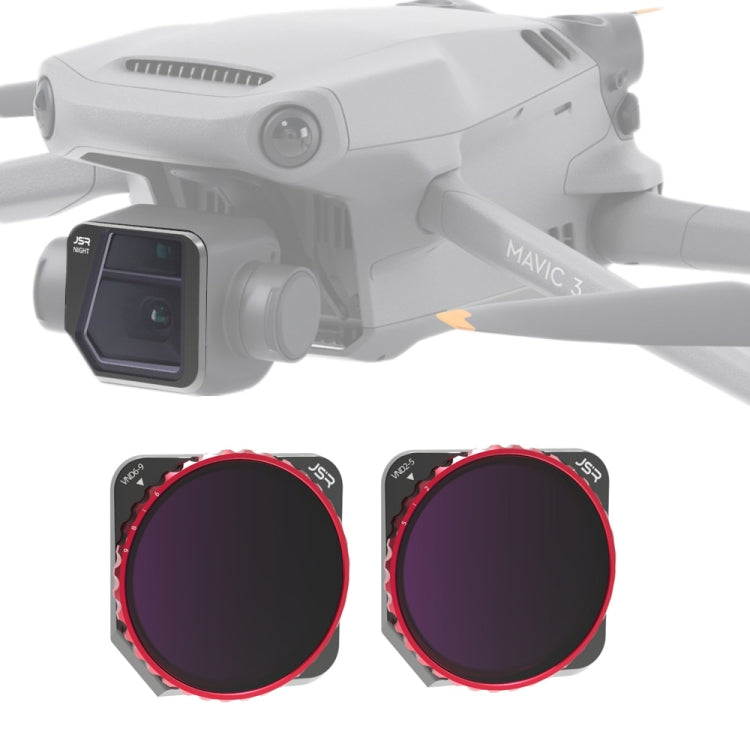 JSR Drone Variable VND 2-5 Stop + VND 6-9 Stop Lens Filter for DJI Mavic 3 - free shipping - PMC TechLife - Order now!