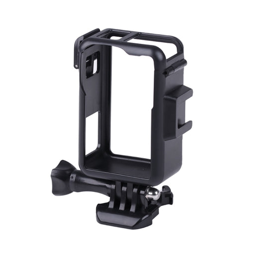 For DJI Osmo Action 3 Vertical Plastic Protective Frame Cage with Cold Shoes (Black) -  by PMC Jewellery | Online Shopping South Africa | PMC Jewellery | Buy Now Pay Later Mobicred