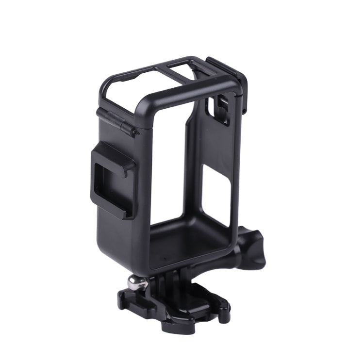 For DJI Osmo Action 3 Vertical Plastic Protective Frame Cage with Cold Shoes (Black) - Protection Frame by PMC Jewellery | Online Shopping South Africa | PMC Jewellery | Buy Now Pay Later Mobicred