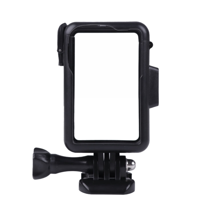 For DJI Osmo Action 3 Vertical Plastic Protective Frame Cage with Cold Shoes (Black) - Protection Frame by PMC Jewellery | Online Shopping South Africa | PMC Jewellery | Buy Now Pay Later Mobicred