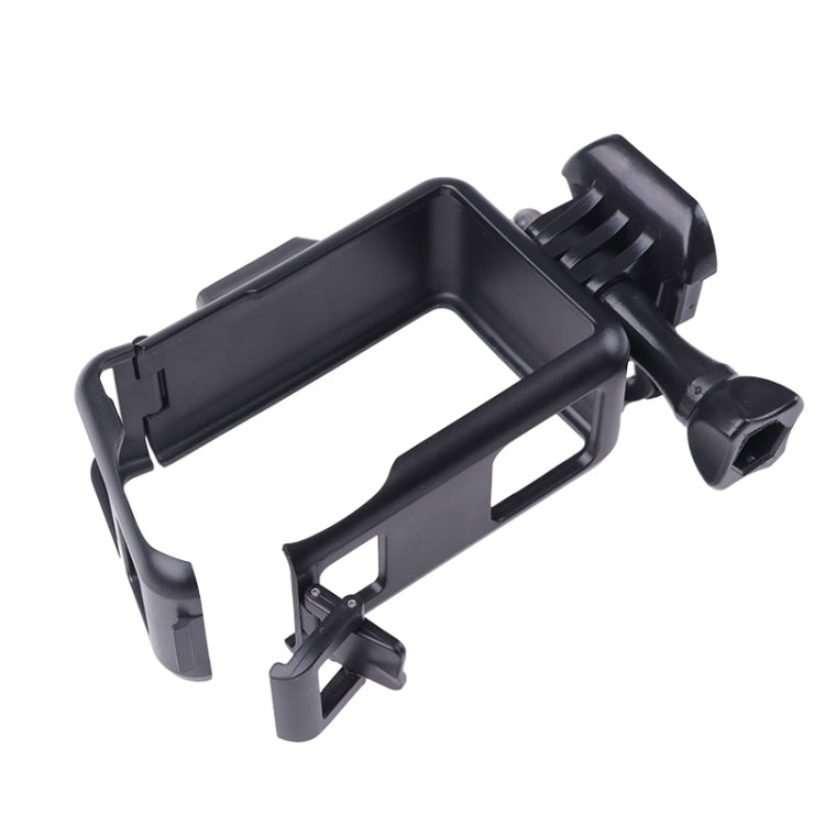 For DJI Osmo Action 3 Vertical Plastic Protective Frame Cage with Cold Shoes (Black) -  by PMC Jewellery | Online Shopping South Africa | PMC Jewellery | Buy Now Pay Later Mobicred