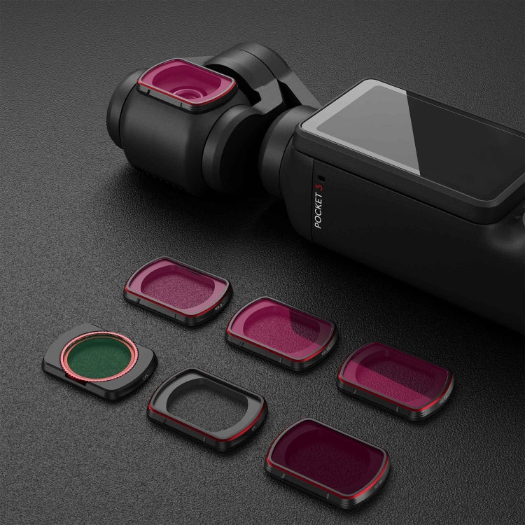 For DJI OSMO Pocket 3 STARTRC 6 in 1 ND8 + ND16 + ND32 + ND64 + ND256 + CPL Lens Filter Set - Lens Accessories by STARTRC | Online Shopping South Africa | PMC Jewellery | Buy Now Pay Later Mobicred