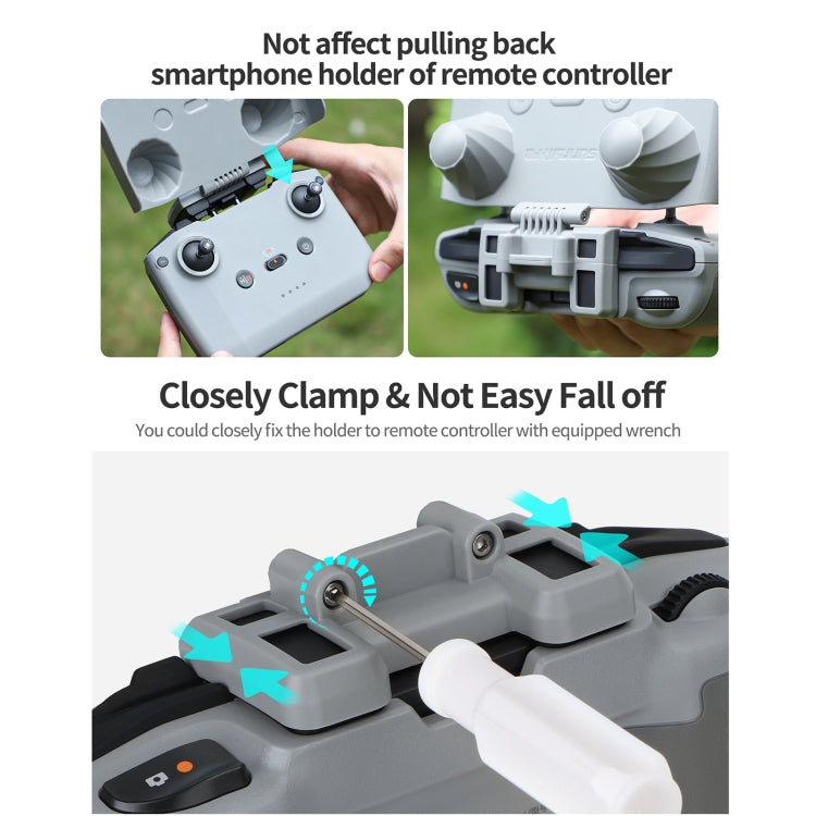 For DJI RC- N2 / N1 Sunnylife YK715 Remote Control Sunshade Protection Cover (Grey) - Others by Sunnylife | Online Shopping South Africa | PMC TechLife | Buy Now Pay Later Mobicred