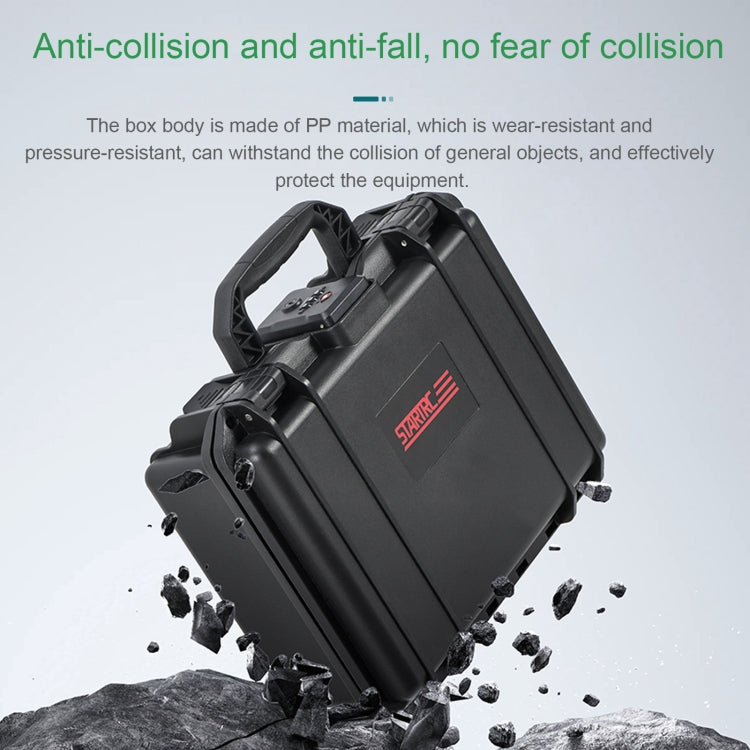 For DJI Osmo Pocket 3 STARTRC TSA Combination Lock Waterproof EVA ABS Dual-layer Suitcase Storage Box (Black) - free shipping - PMC TechLife - Order now!