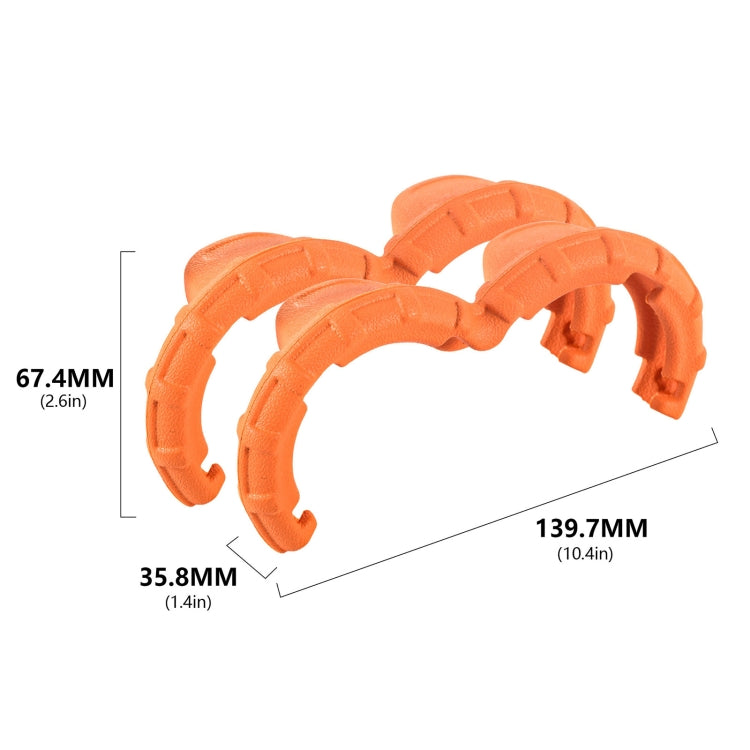 For DJI Neo STARTRC Light Anti-Sink Floating Propeller Guard Bumper (Orange) - free shipping - PMC TechLife - Order now!