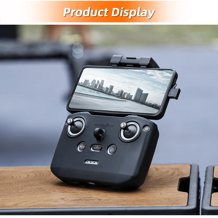For DJI Neo / Mini 4 Pro / RC-N3 / RC-N2 / RC-N1 Sunnylife Controller Protective Cover Silicone Case with Neck Strap (Grey) - free shipping - PMC TechLife - Order now!