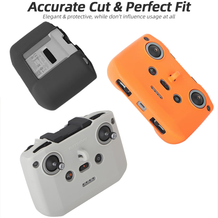 For DJI Neo / Mini 4 Pro / RC-N3 / RC-N2 / RC-N1 Sunnylife Controller Protective Cover Silicone Case with Neck Strap (Black) - free shipping - PMC TechLife - Order now!
