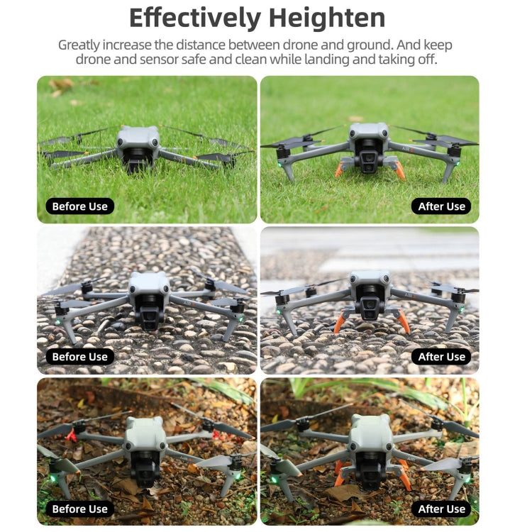 For DJI Air 3S / 3 Sunnylife Landing Gear Extensions Heightened Spider Gears Support Leg (Grey) - free shipping - PMC TechLife - Order now!