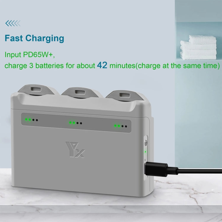 For DJI Neo XY 3-Channel Battery Charger Battery Charge Manager (Grey) - free shipping - PMC TechLife - Order now!