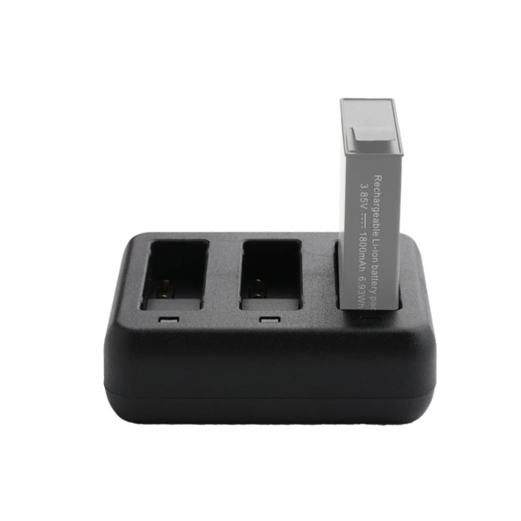 For DJI Osmo Action 4 / 3 Tri-Slot Batteries Charger (Black) -  by PMC TechLife | Online Shopping South Africa | PMC TechLife | Buy Now Pay Later Mobicred