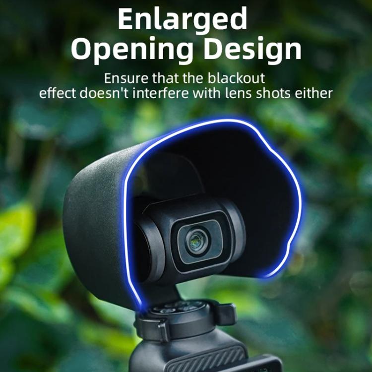 For DJI OSMO Pocket 3 BRDRC Sunshade Lens Protective Cover Hood (Black) - free shipping - PMC TechLife - Order now!