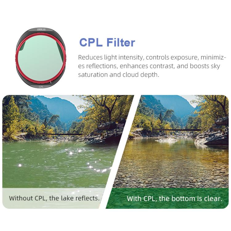 For DJI Mavic 4 Pro STARTRC CPL Lens Filter - free shipping - PMC TechLife - Order now!