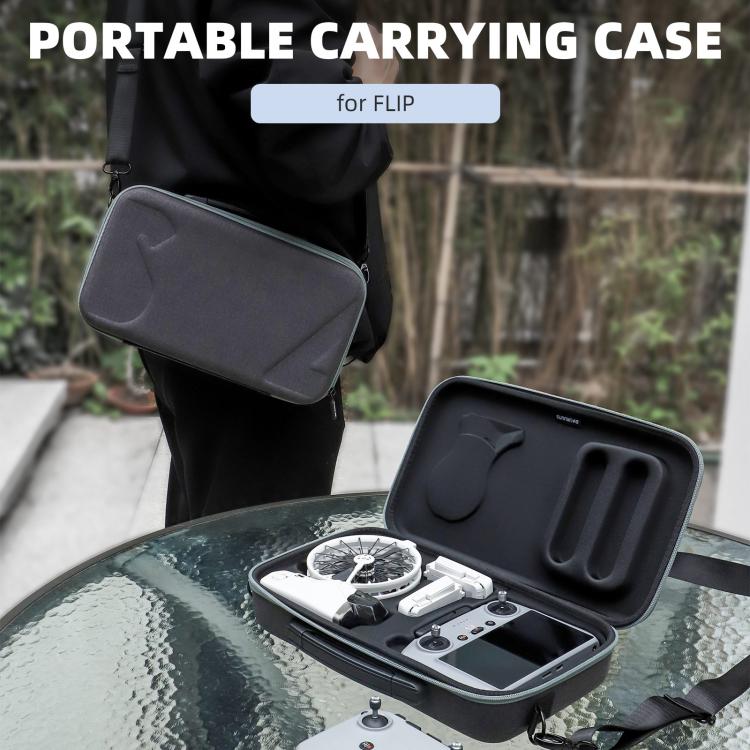 For DJI Flip Sunnylife Simple Storage Bag Shoulder Handbag (Black) - free shipping - PMC TechLife - Order now!