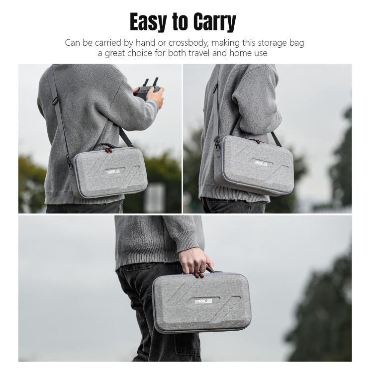 For DJI Flip STARTRC Shoulder Storage Bag Integrated Handbag (Grey) - free shipping - PMC TechLife - Order now!