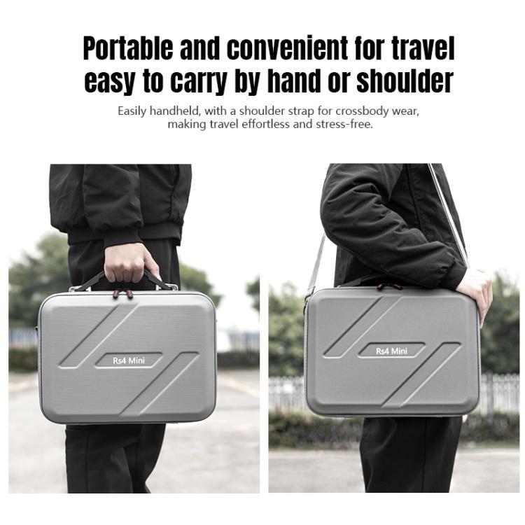 For DJI RS 4 Mini STARTRC Storage Case Box Suitcase (Dark Gray) - free shipping - PMC TechLife - Order now!