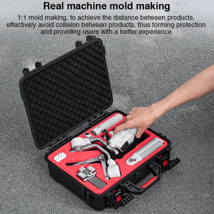 For DJI RS 4 Mini STARTRC PP Waterproof Shockproof Suitcase Portable Storage Box (Black) - free shipping - PMC TechLife - Order now!