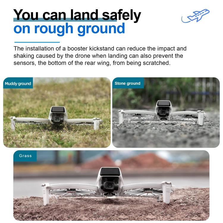 For DJI Flip STARTRC Split Type Drone Landing Gear Height Extensions Rack (Grey) - free shipping - PMc TechLife - Order now!